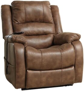 Signature Design by Ashley Yandel Upholstered Power Lift Recliner