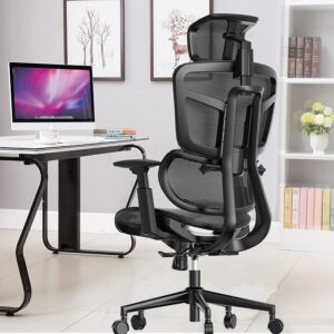 SAMOFU Ergonomic Office Chair with Foot Rest